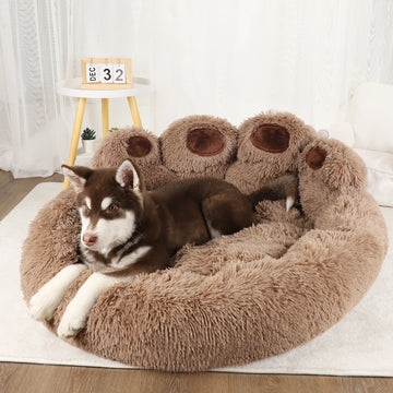 Fluffy Dog Bed & Pet Basket